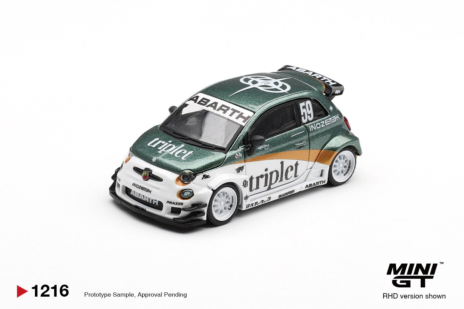 MINIGT 1/64 Abarth 595 LB-WORKS  TY Edition