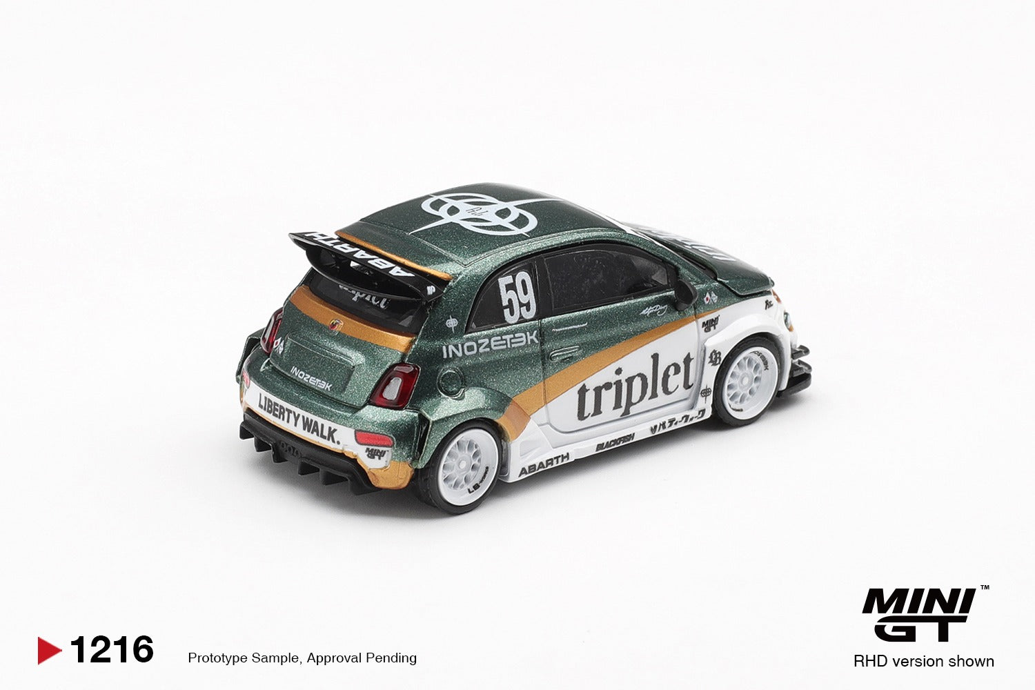 MINIGT 1/64 Abarth 595 LB-WORKS  TY Edition