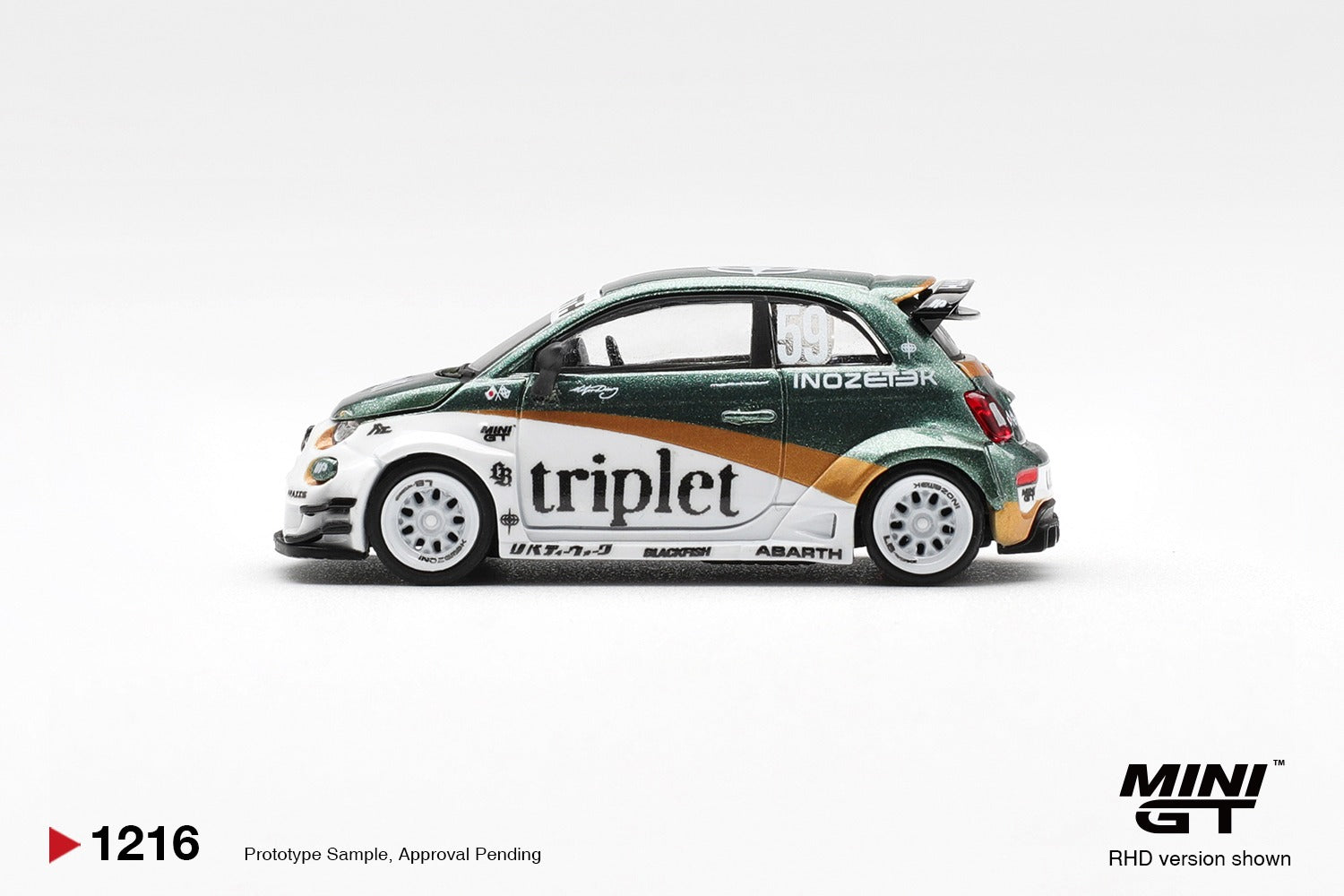 MINIGT 1/64 Abarth 595 LB-WORKS  TY Edition