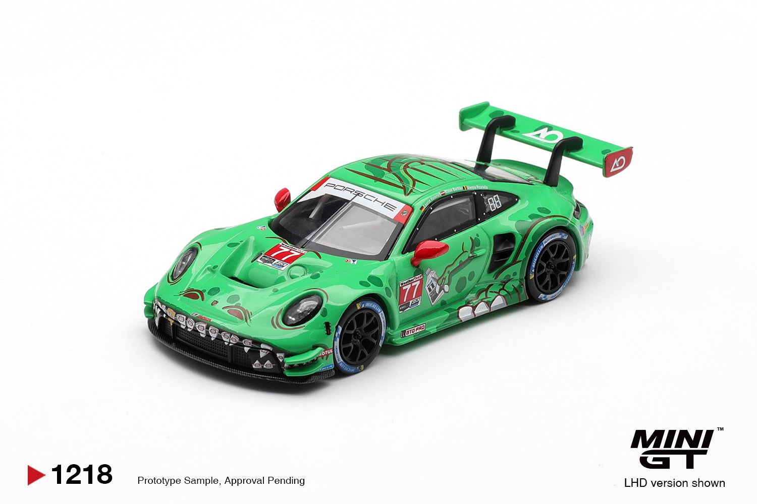 MINIGT 1/64 Porsche 911 GT3 R (992) #77 AO Racing 2025 IMSA Sebring 12 Hrs Class Winner