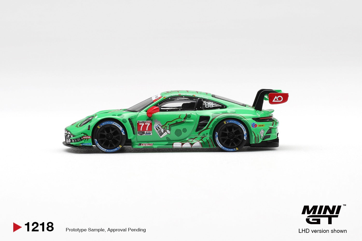 MINIGT 1/64 Porsche 911 GT3 R (992) #77 AO Racing 2025 IMSA Sebring 12 Hrs Class Winner
