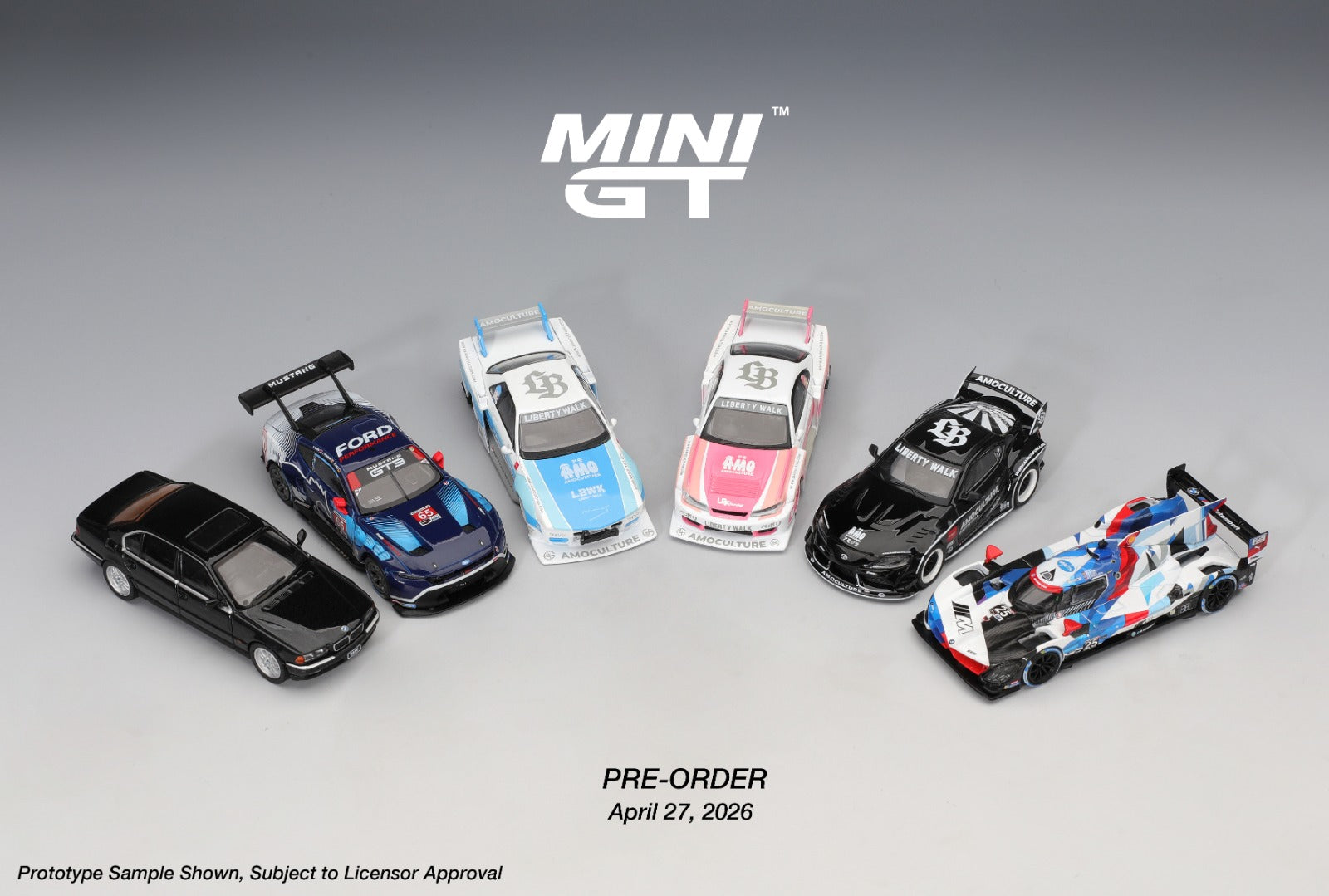 MINIGT 1/64 Toyota GR Supra LB★WORKS AMOCULTURE