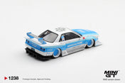 MINIGT 1/64 Nissan Skyline GT-R (R32) LBWK Kaido Works AMOCULTURE