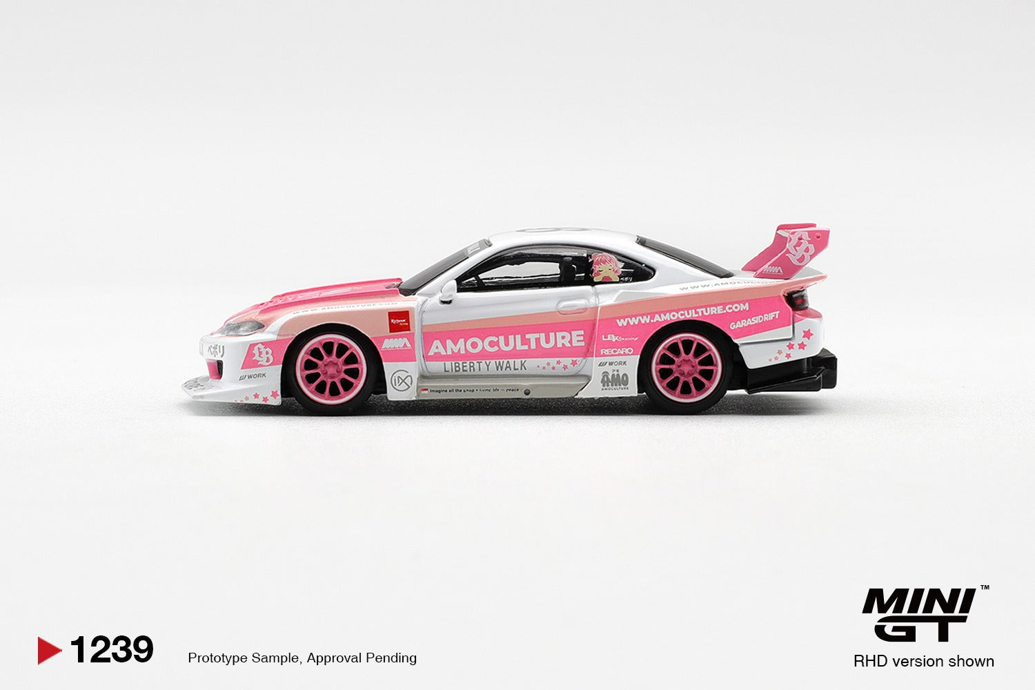 MINIGT 1/64 Nissan SILVIA (S15) LB-Super Silhouette AMOCULTURE