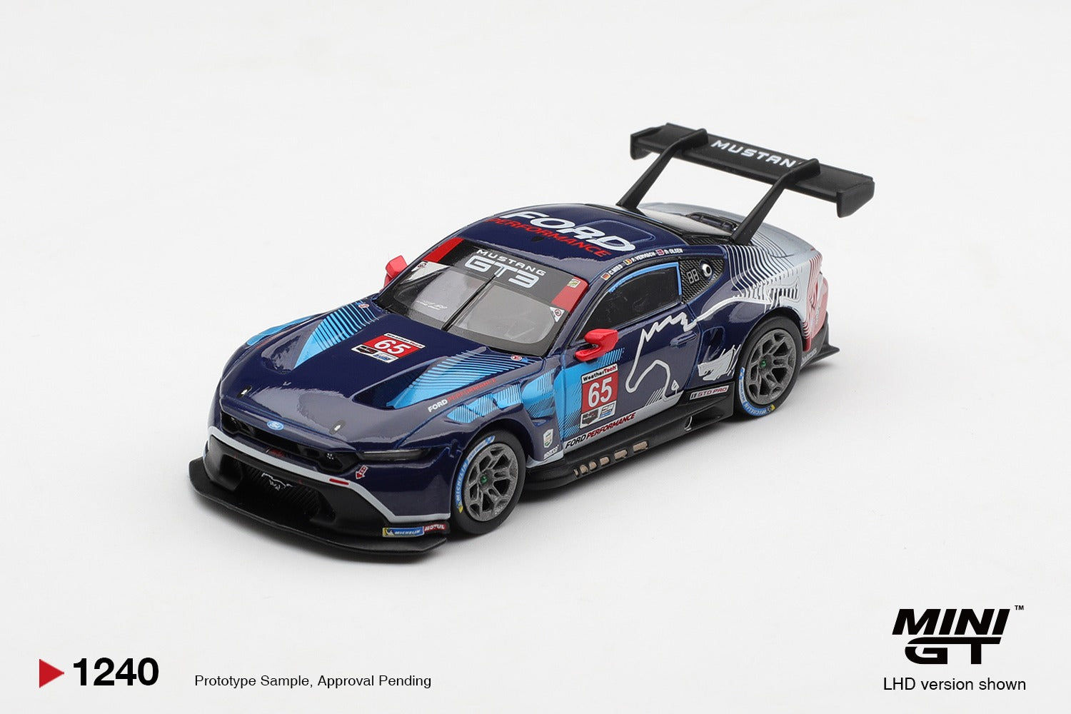 MINIGT 1/64 Ford Mustang GT3 #65 Ford Multimatic Motorsports 2025 IMSA Daytona 24 Hrs Winner