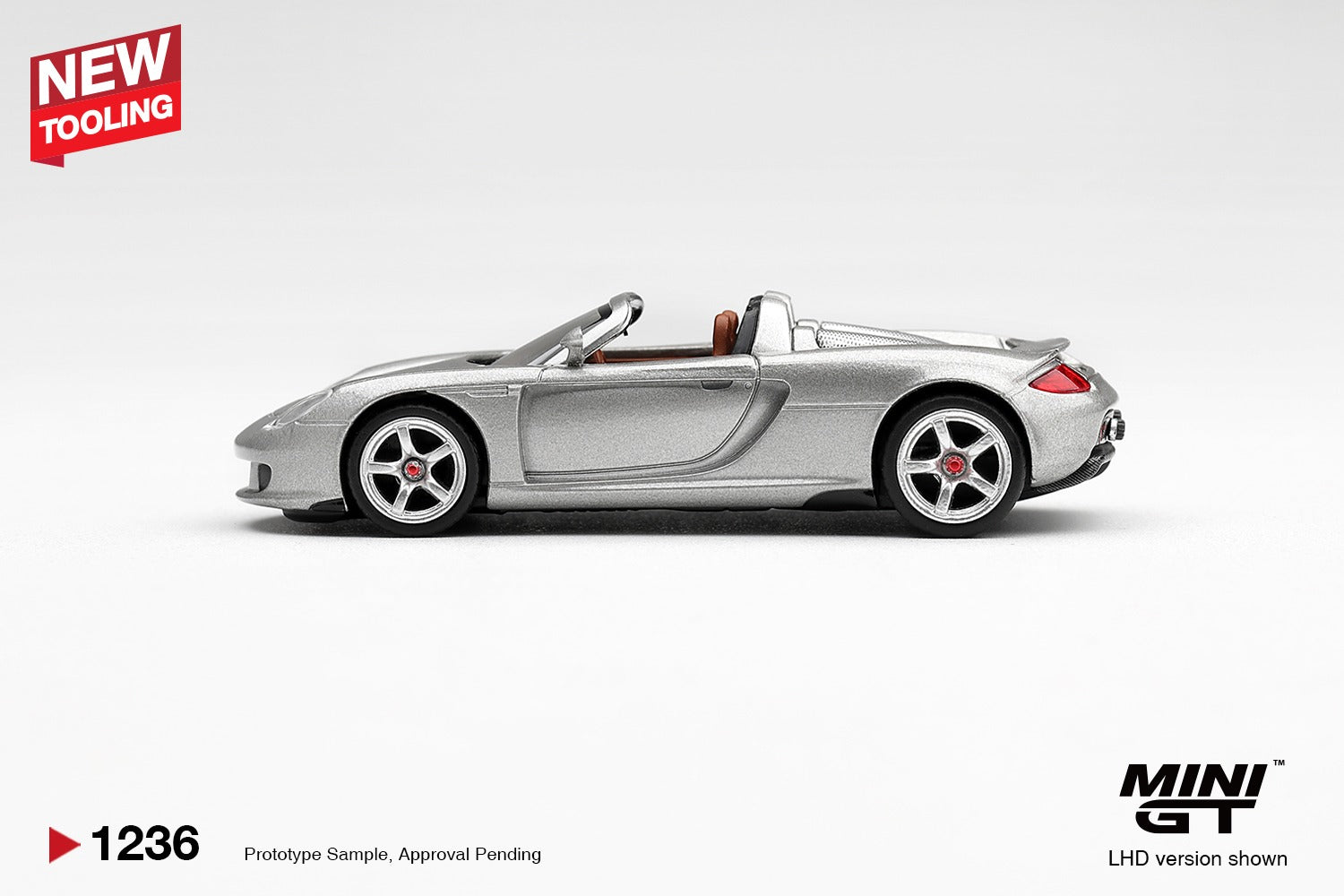 MINIGT 1/64 Porsche Carrera GT GT Silver