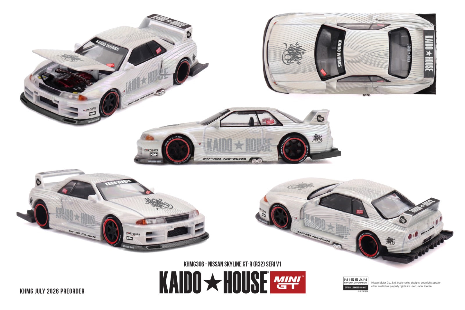 KAIDO HOUSE X MINI GT 1/64 本田 NSX Kaido 测试车 Spec V2