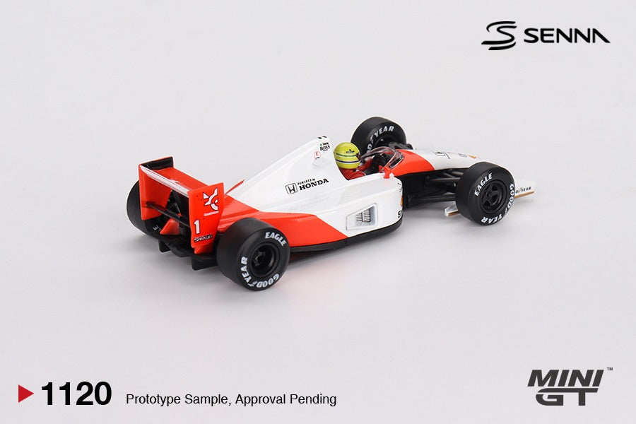 MINIGT - McLaren MP4/6 #1 Ayrton Senna 1991 Japanese Grand Prix 2nd Place - MGT01120