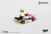 MINIGT 1/64 Senna Kart #2 Ayrton Senna da Silva 1993 Masters of Paris-Bercy