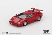 MINIGT 1/64 Lamborghini Countach 25th Anniversary Red