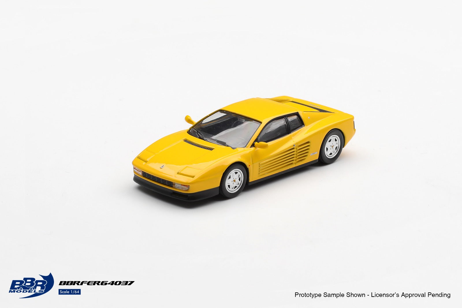 BBR 1/64 1989 Ferrari Testarossa Giallo Modena