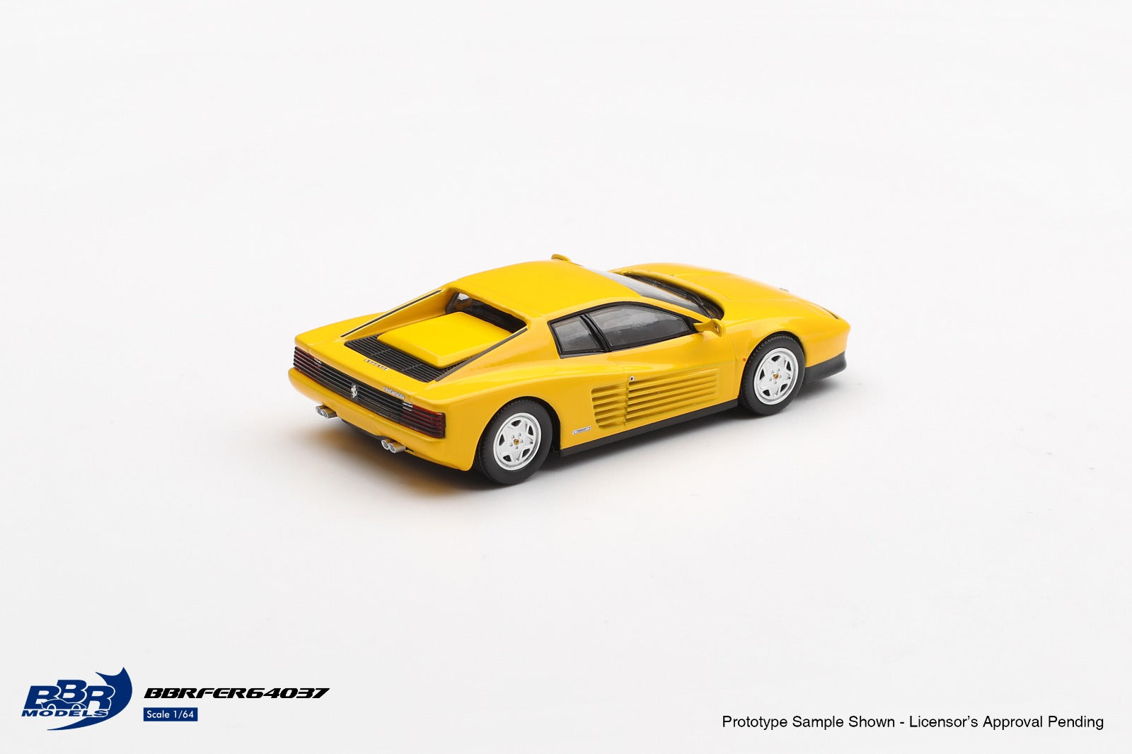 BBR 1/64 1989 Ferrari Testarossa Giallo Modena