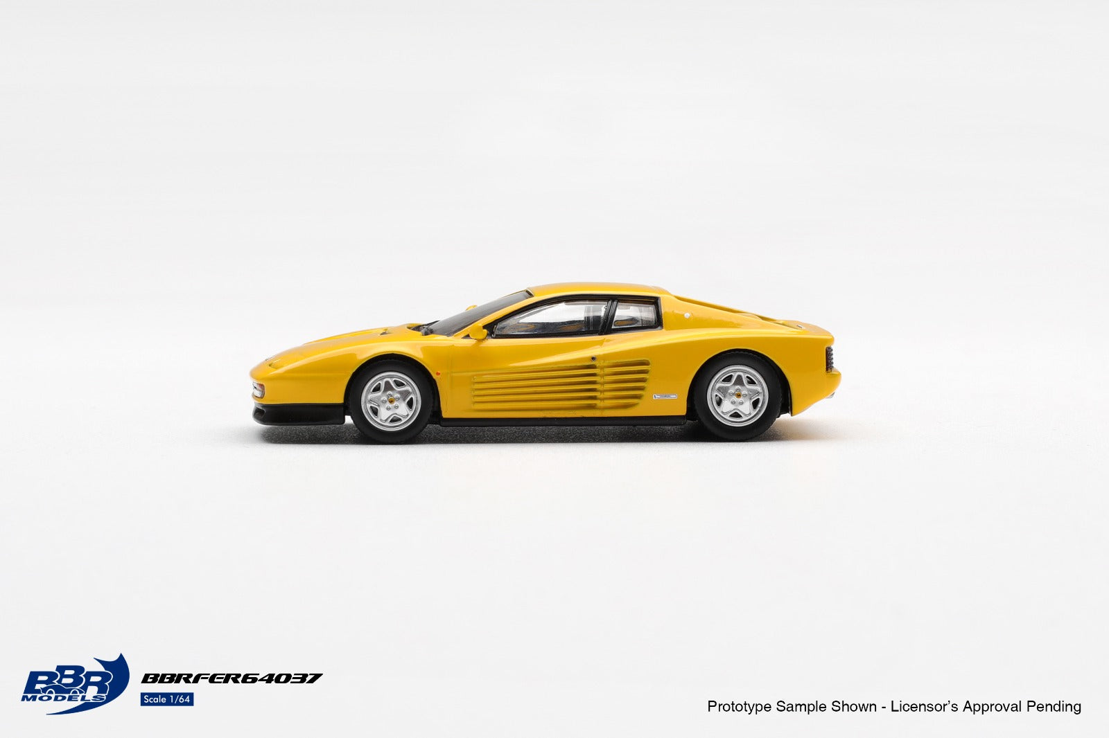 BBR 1/64 1989 Ferrari Testarossa Giallo Modena