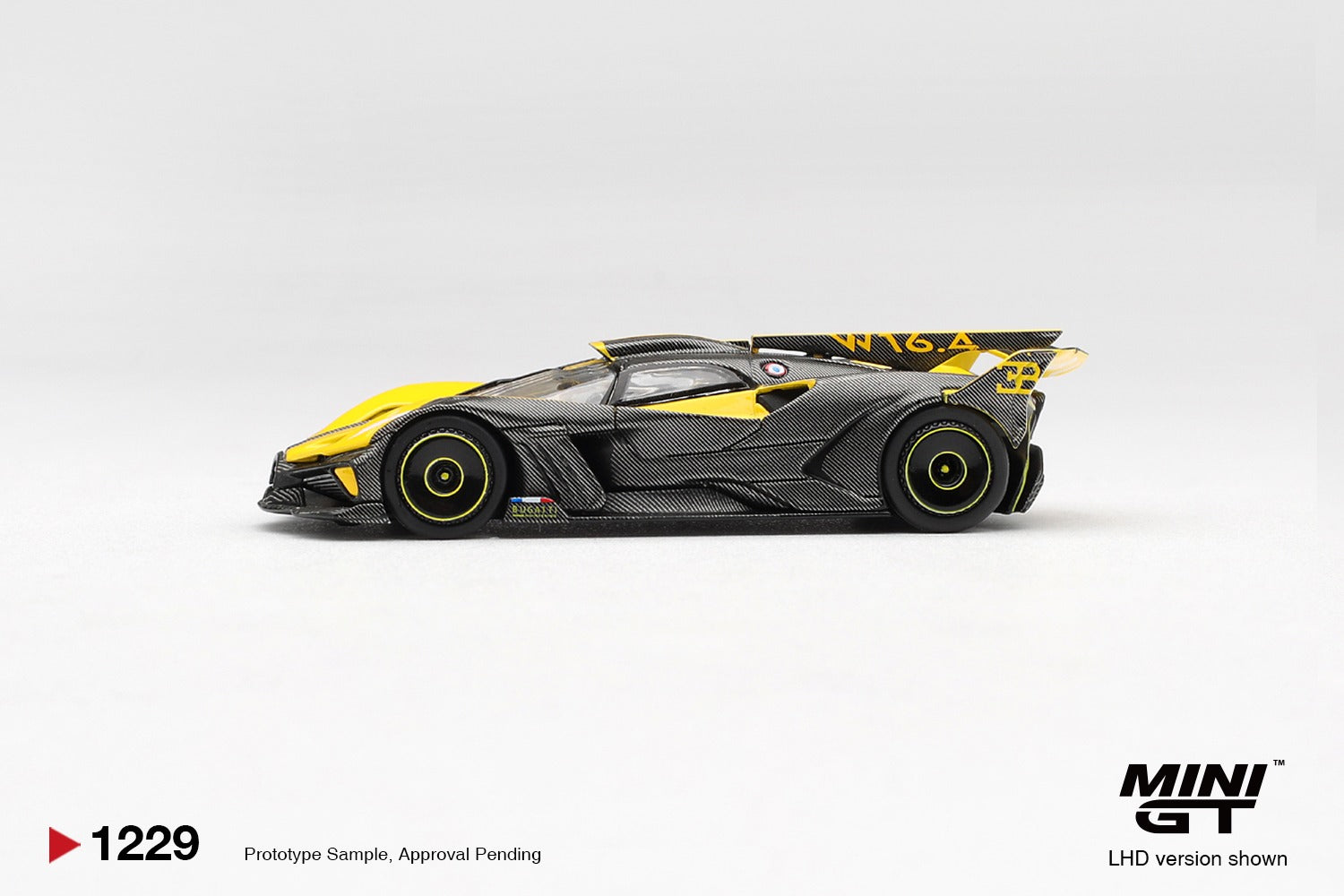 MINIGT 1/64 Bugatti Bolide Yellow