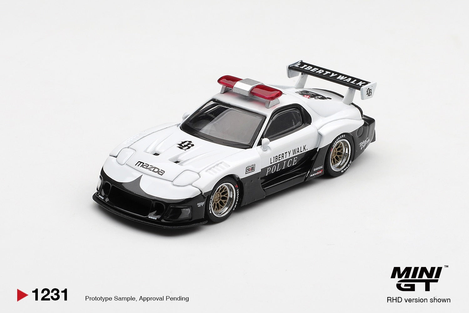 MINIGT 1/64 MAZDA RX-7 LB-Super Silhouette Police