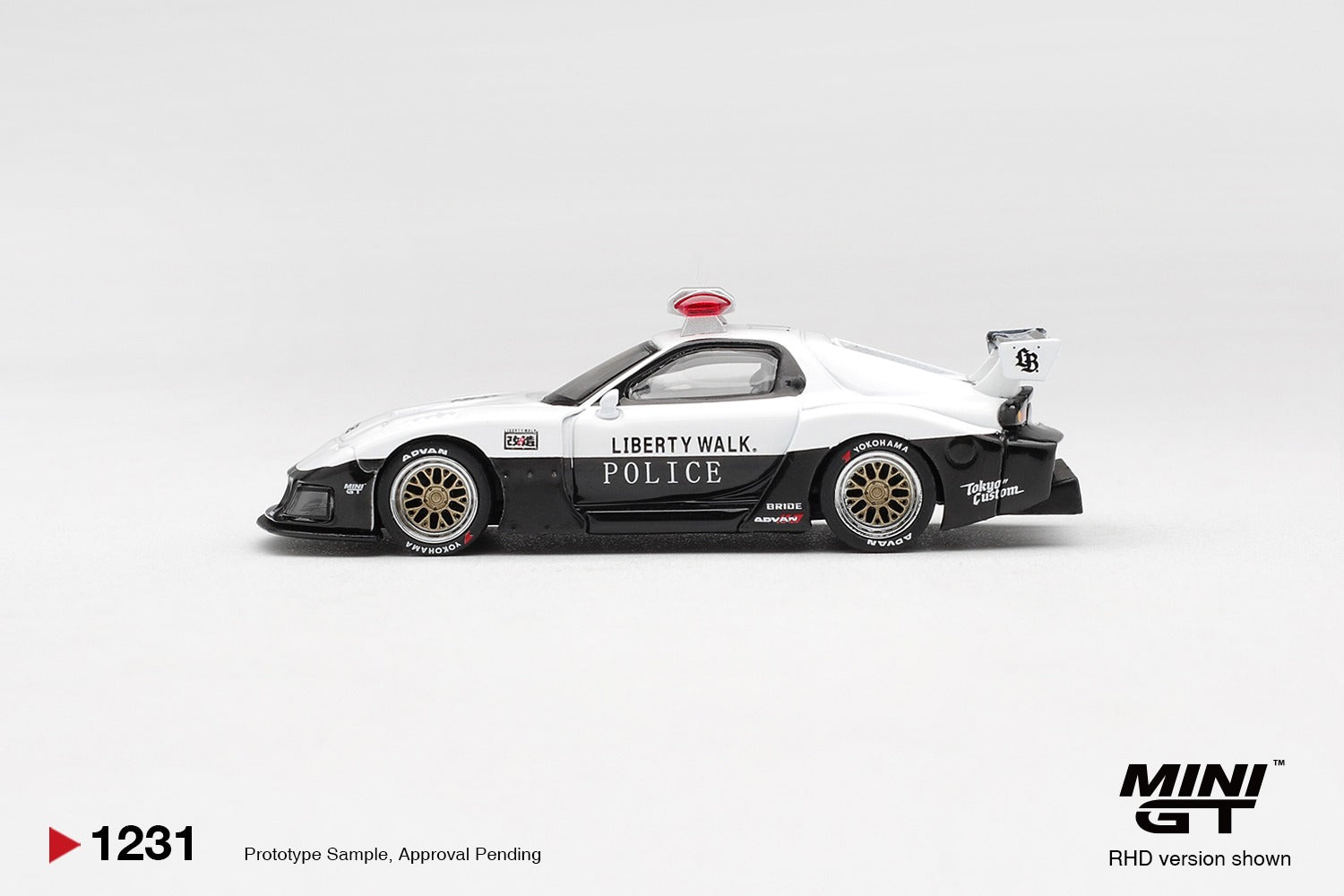 MINIGT 1/64 MAZDA RX-7 LB-Super Silhouette Police