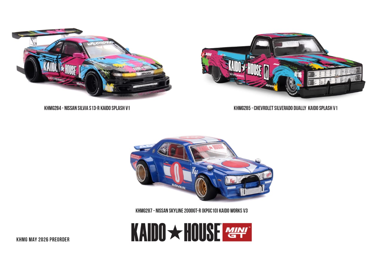 KAIDO HOUSE X MINI GT 1/64 Chevrolet Silverado Dually  Kaido Splash V1