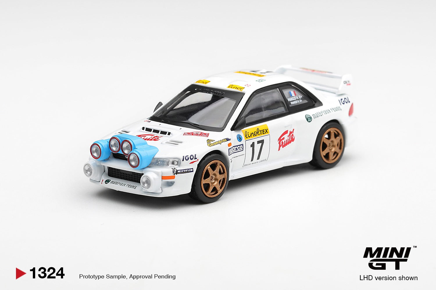 MINIGT 1/64 Subaru Impreza WRC98 #17 1999 Rally Monte-Carlo