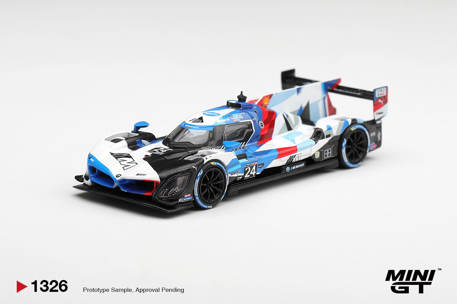 MINIGT 1/64 BMW M Hybrid V8 GTP #24 BMW M Team RLL 2024 IMSA Daytona 24 Hrs