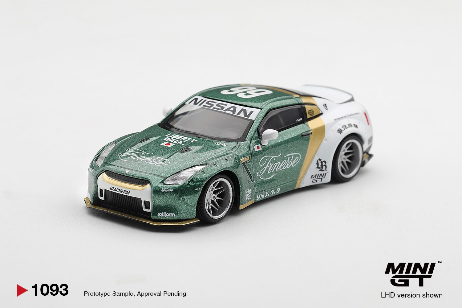 MINIGT 1/64 Nissan GT-R (R35) LB★WORKS Type 1, Custom Ducktail Auto Finesse