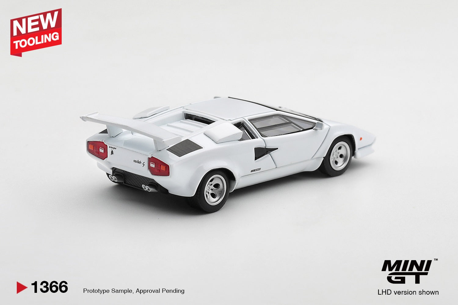 MINIGT 1/64 Lamborghini Countach LP500S White