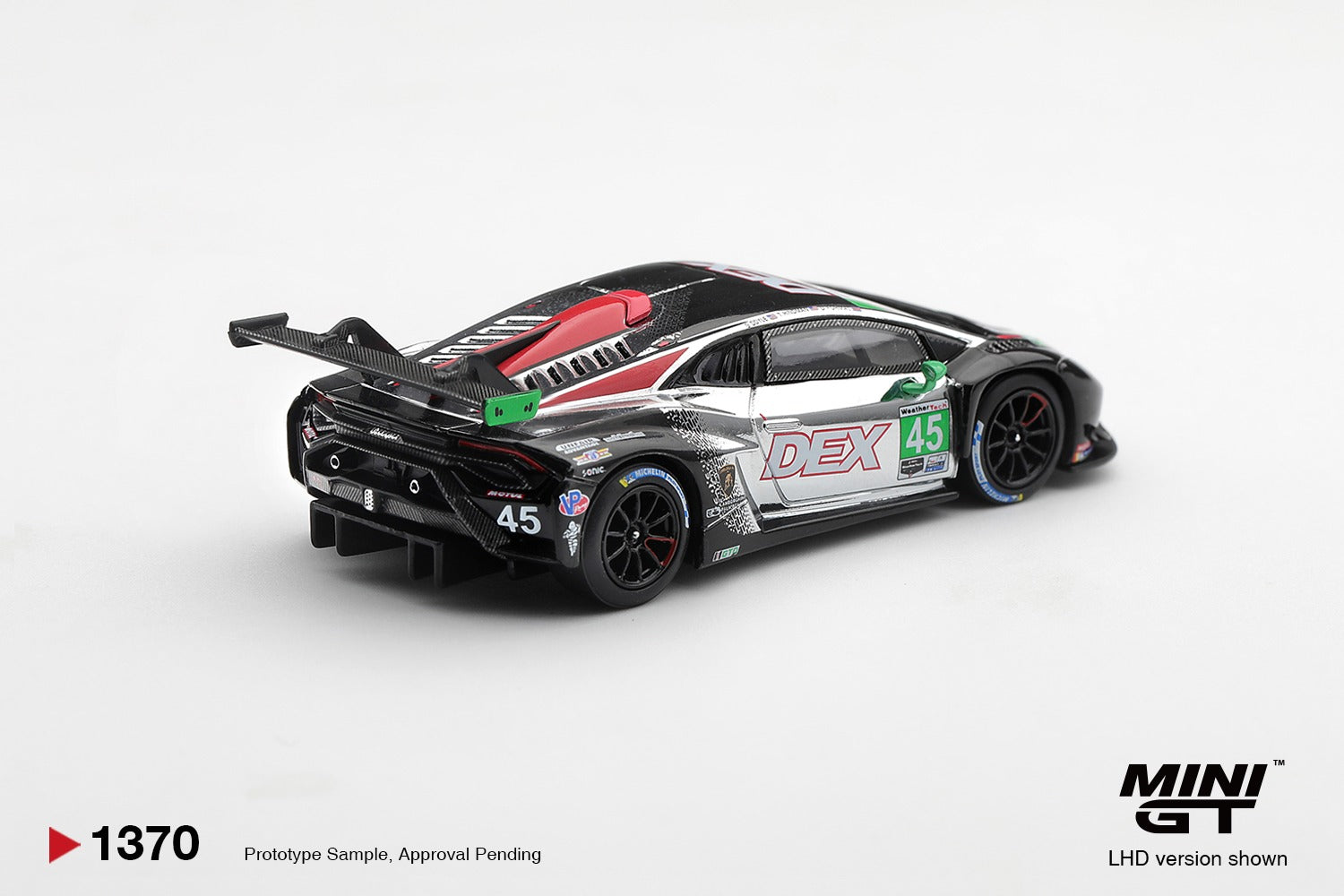 MINIGT 1/64 Lamborghini Huracan GT3 EVO2 #45 DEX Wayne Taylor Racing 2025 IMSA Chevrolet Grand Prix Class Winner
