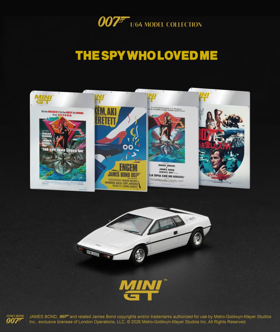 MINIGT 1/64 Lotus Esprit S1 “The Spy Who Loved Me” / English Blister Packaging