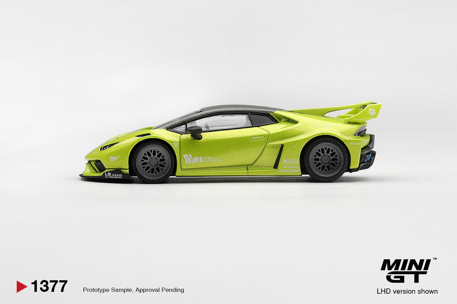 MINIGT 1/64 Lamborghini Huracán LB★WORKS Lime Metallic