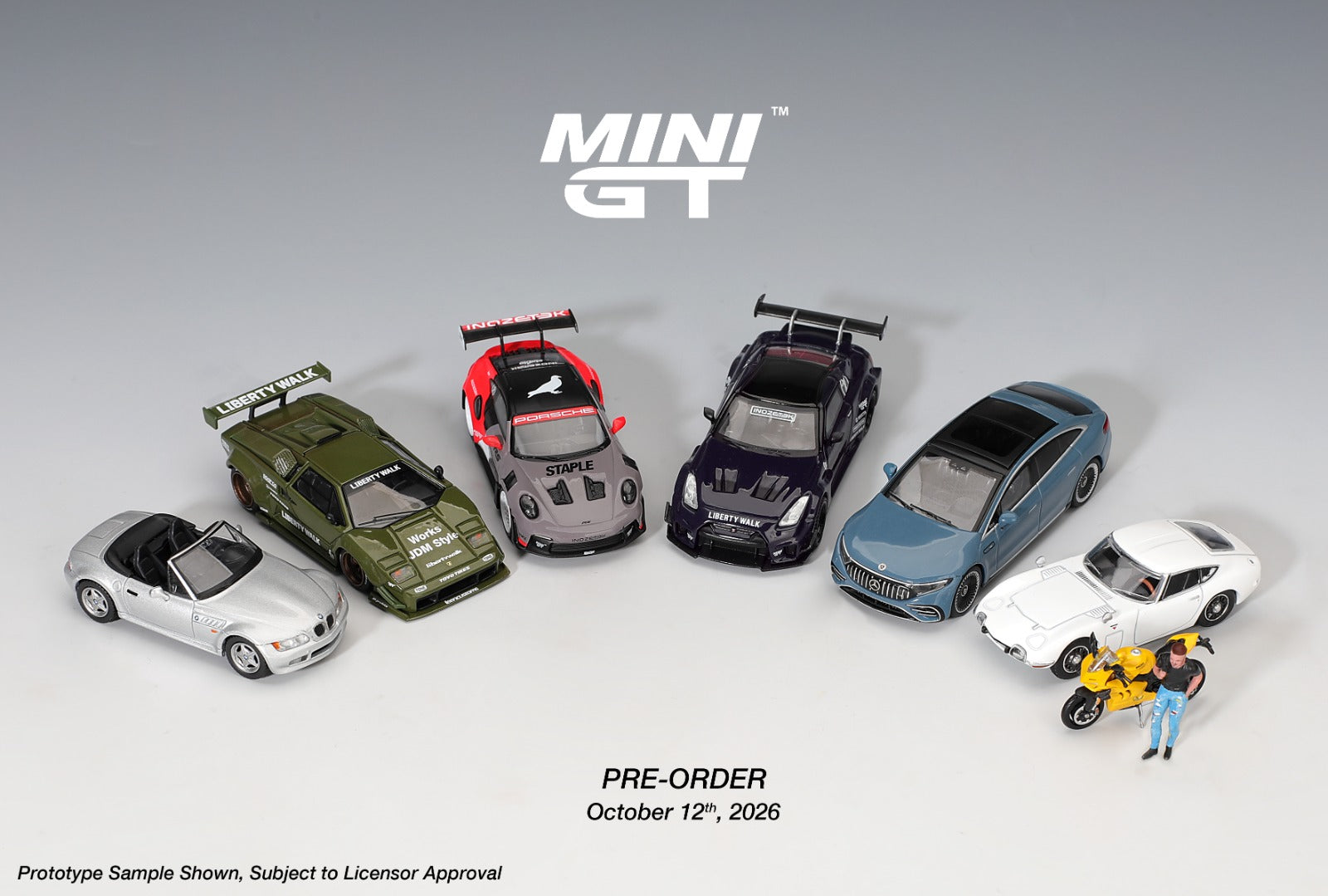 MINIGT 1/64 兰博基尼 LB-Silhouette WORKS MURCIELAGO GT Evo Advan
