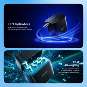 Battery Charger Kit Proove Compact Station 8pcs (4xAAA + 4xAA)