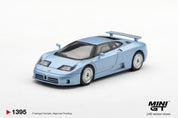 MINIGT 1/64 Bugatti EB110 GT Azzurro Metallizzato Mondial de l'Automobile 1992