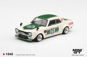 MINIGT 1/64 Nissan Skyline LB-WORKS "HAKOSUKA" White / Green