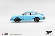 MINIGT 1/64 Porsche 911 Carrera RS 2.7 Gulf Blue with Black Livery