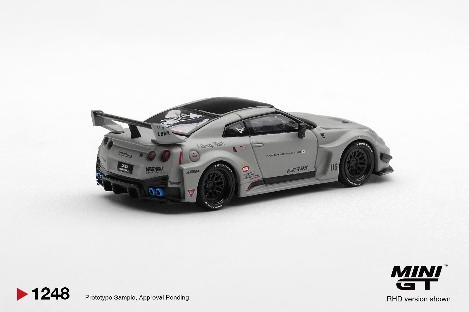 MINIGT 1/64 NISSAN LB-Silhouette WORKS GT 35GT-RR Ver.1 Matt Grey