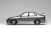 1/18 The Mitsubishi Lancer Evolution IV in Steel Silver - MOTORHELIX