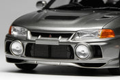 1/18 The Mitsubishi Lancer Evolution IV in Steel Silver - MOTORHELIX