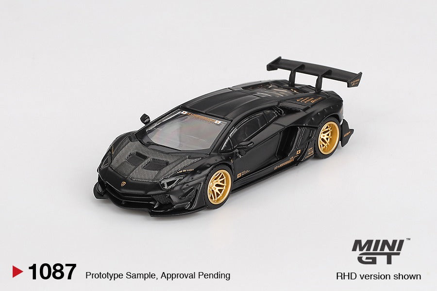 MINIGT 1/64 LB★WORKS Lamborghini Aventador Limited Edition Matte Black