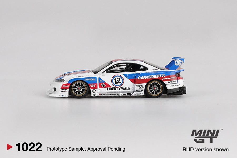 MiniGT 1/64 Nissan LB-Super Silhouette S15 SILVIA GARASIDRIFT x LBWK 2025