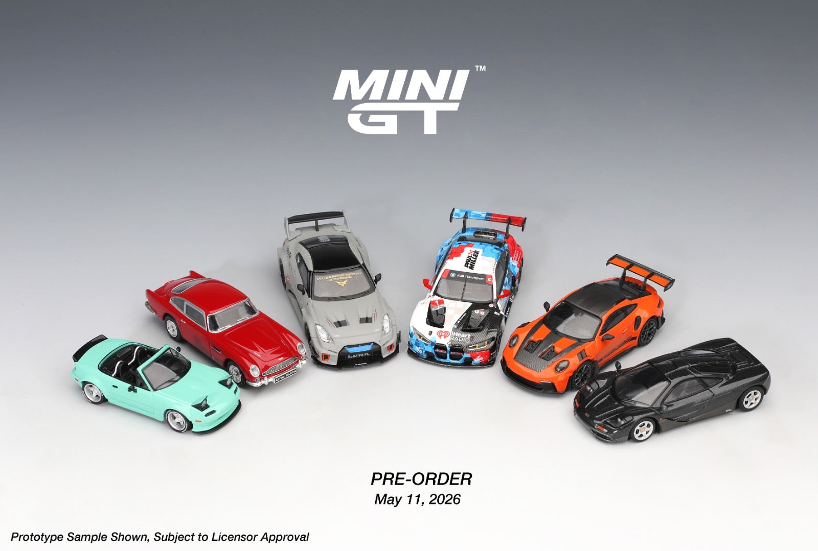 MINIGT 1/64 Mazda MX-5 (NA) Pandem Mint Green