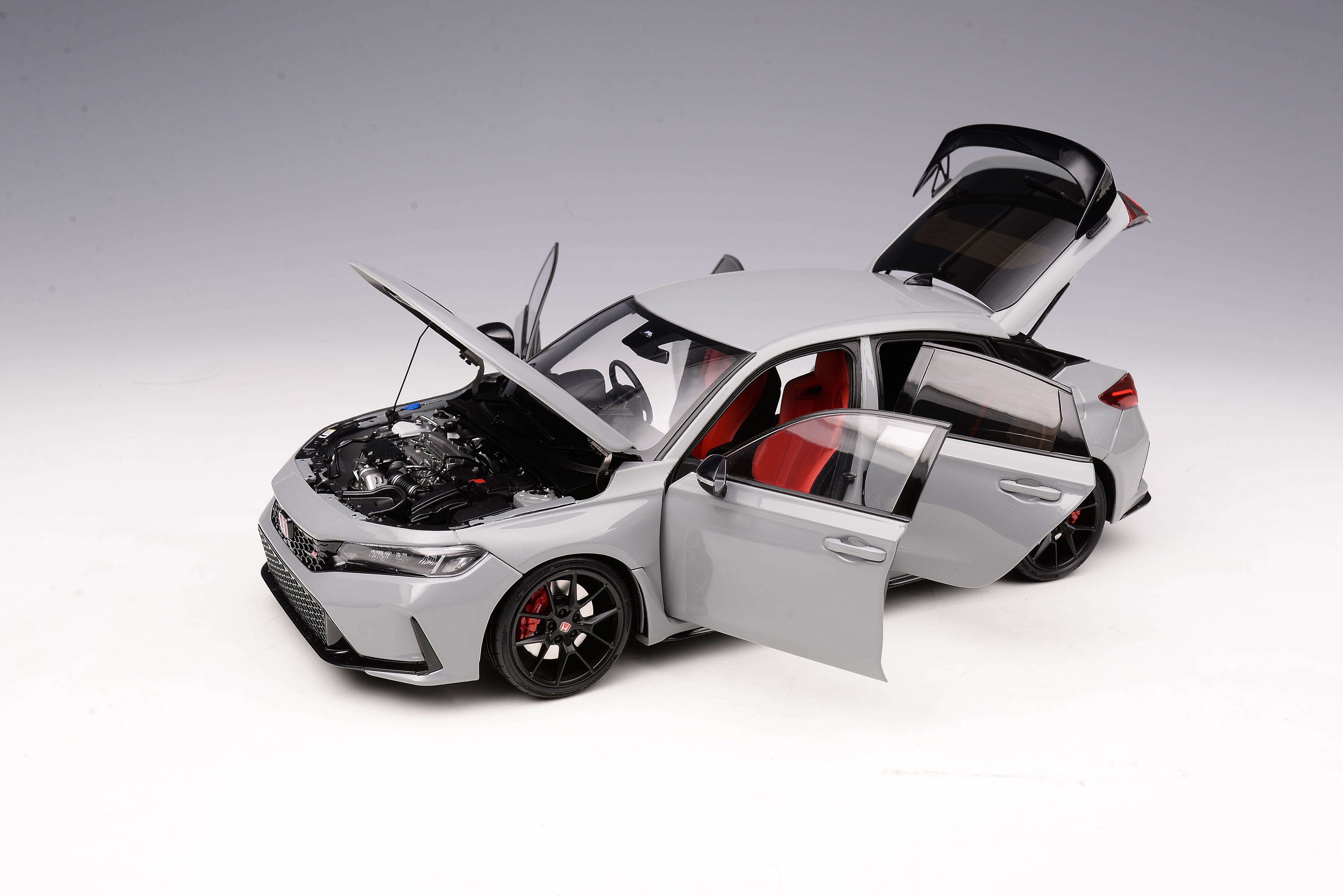 1/18 The Honda Civic Type R (FL5) Supersonic Gray - MOTORHELIX