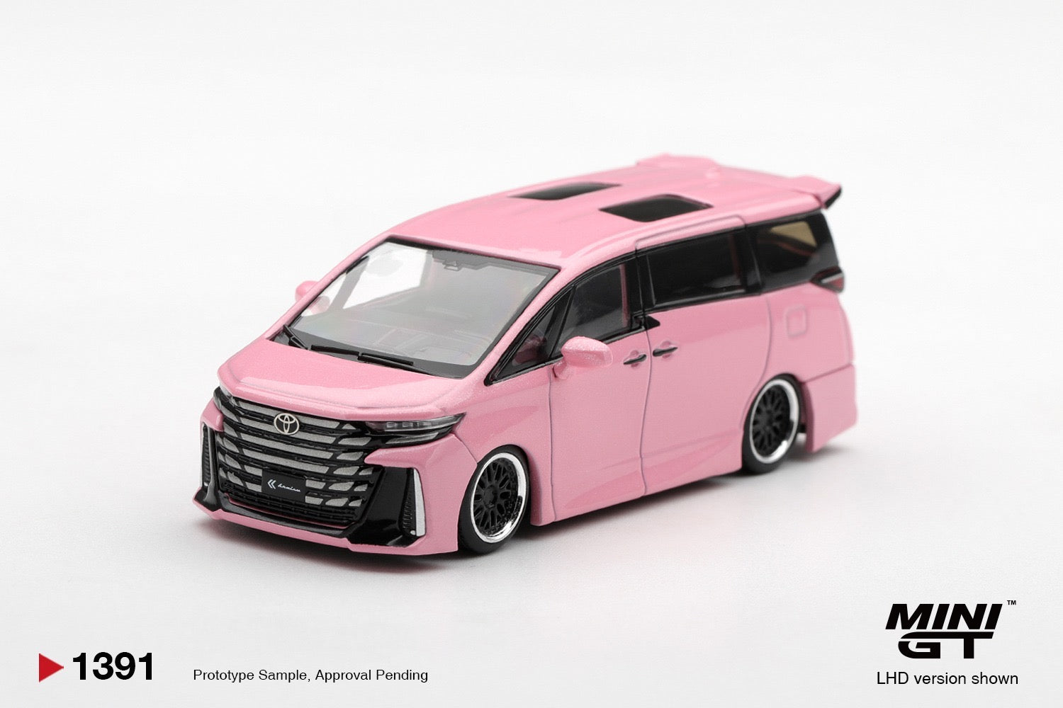 MINIGT 1/64 Toyota Vellfire 40 KUHL Metallic Pink