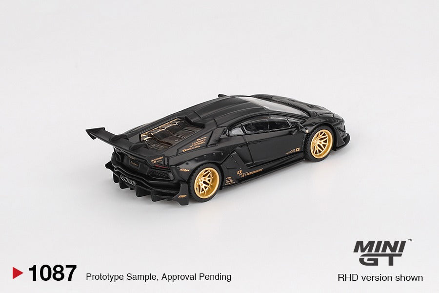 MINIGT 1/64 LB★WORKS Lamborghini Aventador Limited Edition Matte Black