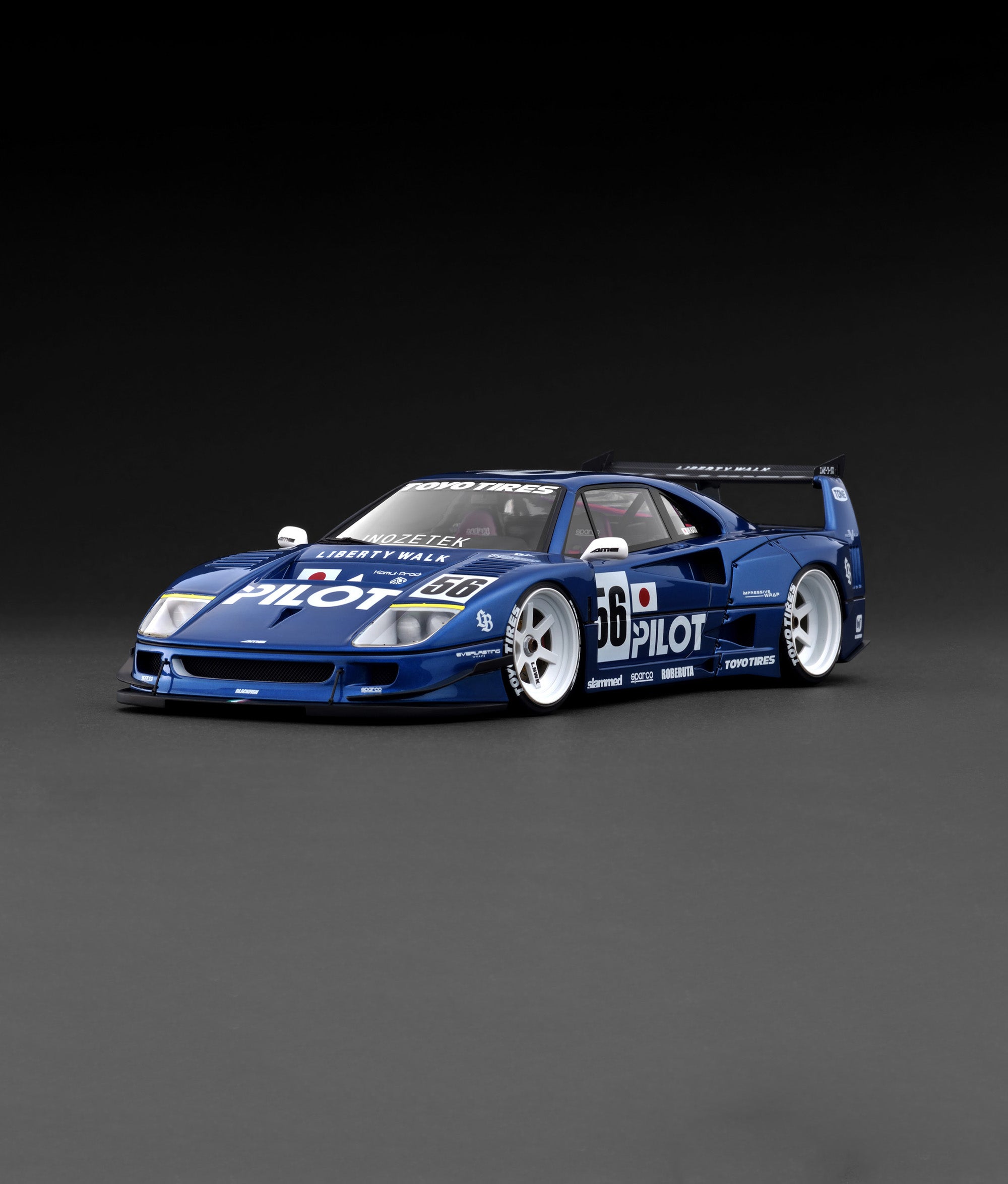 IGNITION MODEL LB-WORKS 40 Blue Metallic IG3753