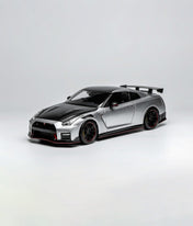 MOTORHELIX 1:18 Nissan GT-R NISMO (R35) Special Edition 2022 NISMO Ultimate Metal Silver