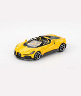 MINIGT - MINI GT: 1/64 Bugatti W16 Mistral Yellow LHD