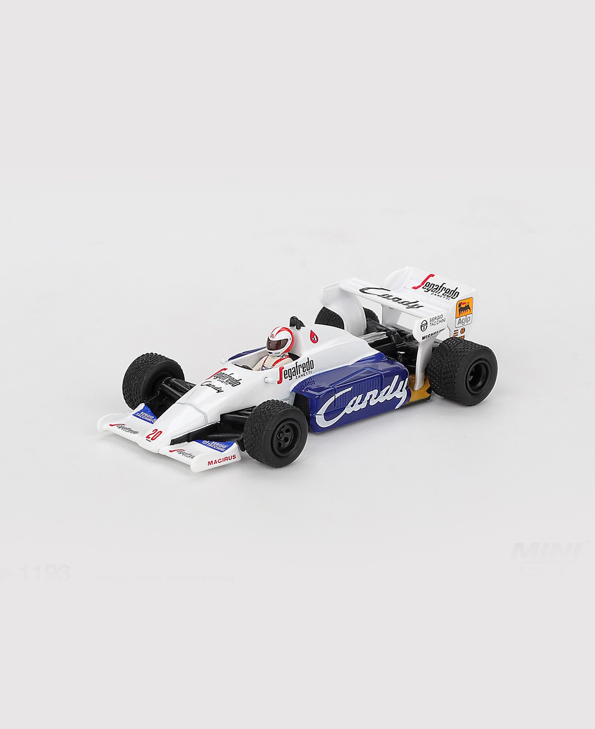 MINIGT 1/64 Toleman TG184 #20 Johnny Cecotto 1984 Monaco Grand Prix