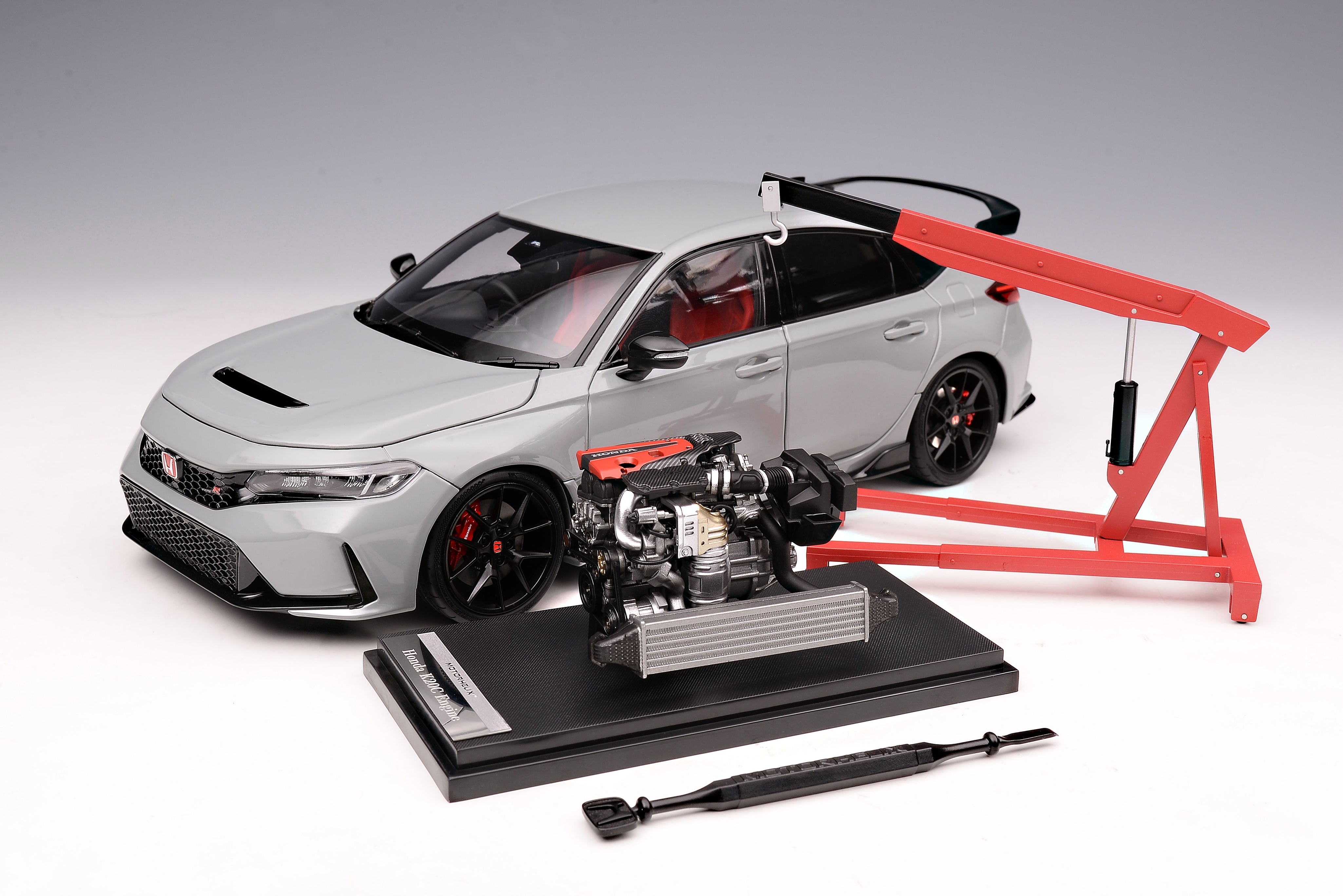 1/18 The Honda Civic Type R (FL5) Supersonic Gray - MOTORHELIX