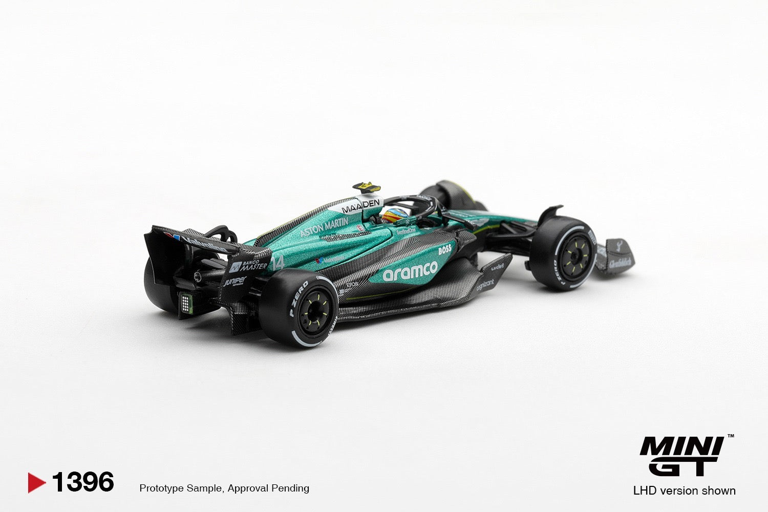 MINIGT 1/64 Aston Martin AMR24 #14 Fernando Alonso 2024 F1 2024 Las Vegas GP