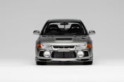 1/18 The Mitsubishi Lancer Evolution IV in Steel Silver - MOTORHELIX