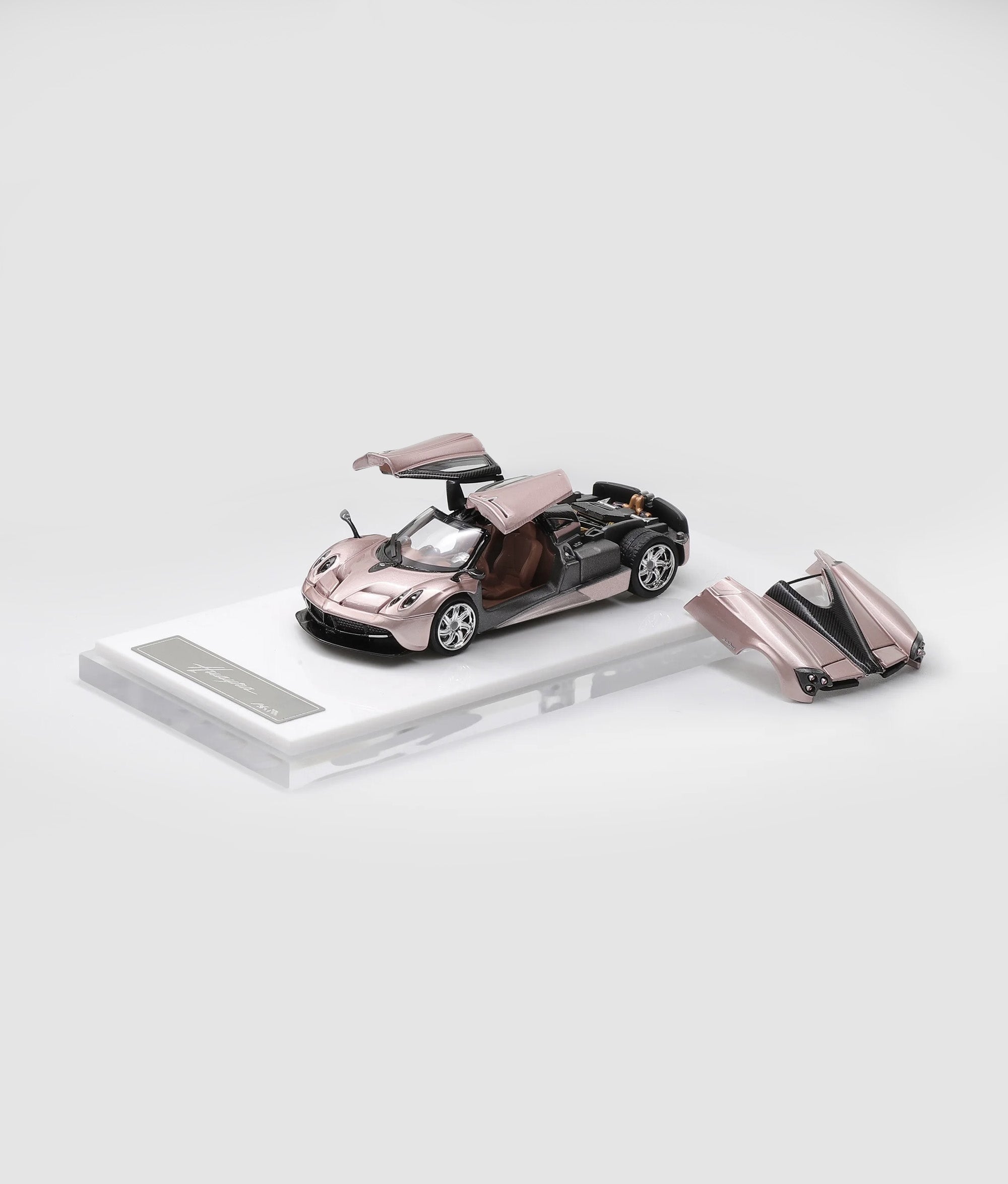 HKM Premium 1:64 Alloy Model ! Huayra Coupe 2014 Rose Gold